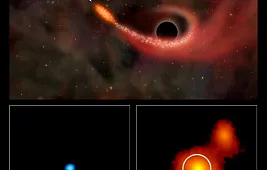 Сверхмассивная черная дыра в центре галактики