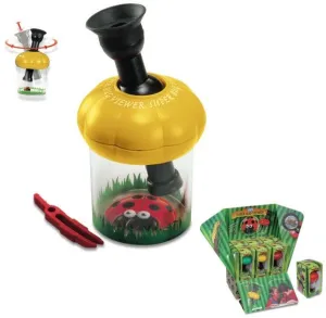 Банка для насекомых Navir «Обзор 360» с микроскопом 10x и пинцетом, матовая, изображение 2