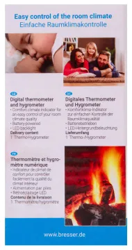 Метеостанция Bresser MyTime Smile, черная, изображение 13