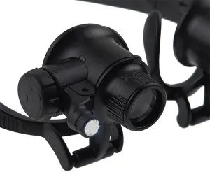 Лупа-очки Veber 10x/15x/20x/25x, с подсветкой (9892G), изображение 5