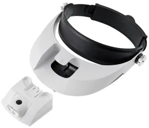 Лупа налобная Veber 1x/1,5x/2,0x/2,5x/3,5x, с подсветкой (81001-G), изображение 3