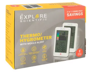 Гигрометр Explore Scientific Mould Alert, белый (2 шт.), изображение 10