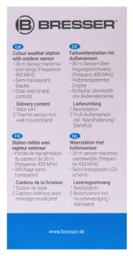 Метеостанция Bresser Translucidus с прозрачным корпусом, серая, изображение 19