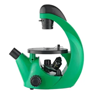 Микроскоп инвертированный Микромед «Эврика» 40–320х, лайм, изображение 2