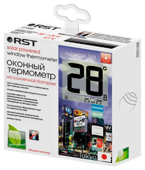 Термометр цифровой RST 01388 с солнечной батареей, оконный, изображение 4