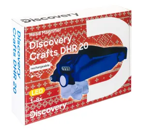 Лупа налобная с аккумулятором Levenhuk Discovery Crafts DHR 20, изображение 10