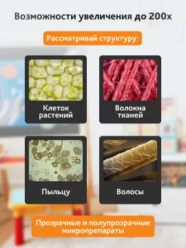 Микроскоп Levenhuk 2S NG, монокулярный, изображение 13