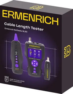 Измеритель длины кабеля Ermenrich NetGeeks NL80, изображение 2