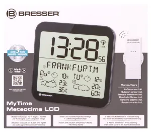 Часы настенные Bresser MyTime Meteotime LCD, изображение 17