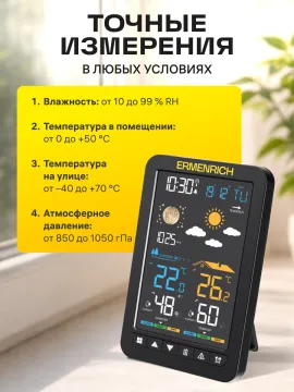 Метеостанция Ermenrich Report WR30, изображение 18