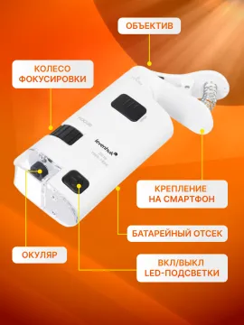 Микроскоп карманный для проверки денег Levenhuk Zeno Cash ZC16, изображение 16
