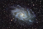Спиральная галактика в созвездии «Треугольник» (M 33, NGC 598) Спиральная галактика в созвездии «Треугольник» (M 33, NGC 598)